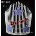 Fashion Big Patriotic Blue Star Pageant Crown